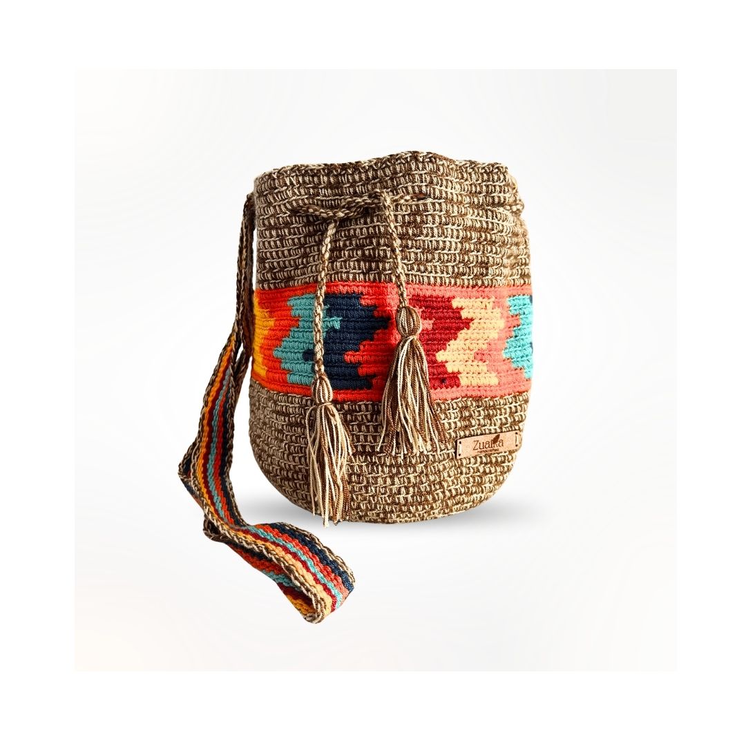 Bandolera Artesanal Mediana Zuka - Imagen 3