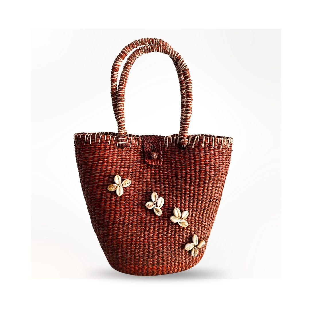 Bolso Capazo Artesanal Mediano Cauri - Imagen 3