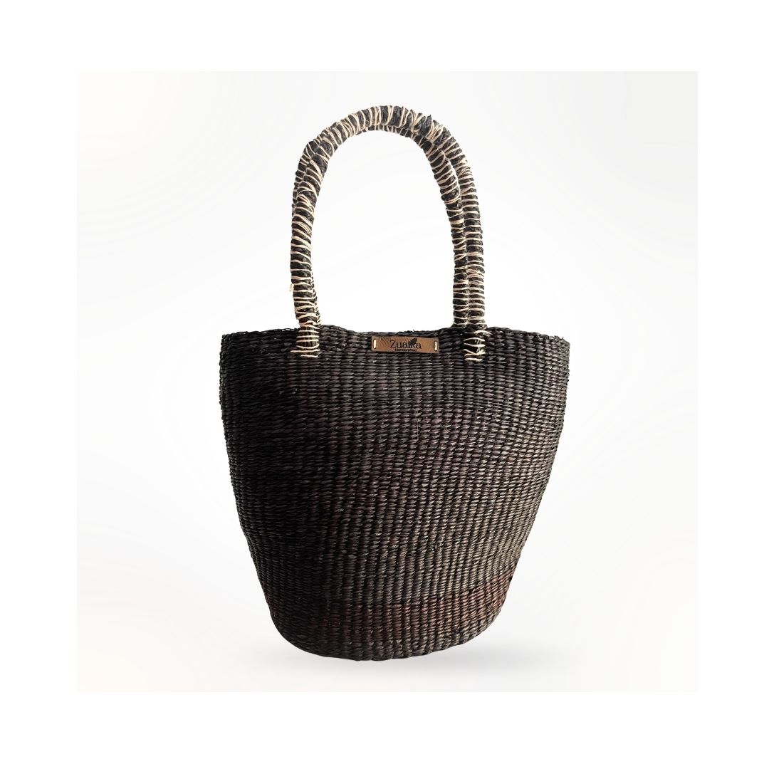 Bolso Capazo Artesanal Mediano Cauri - Imagen 2