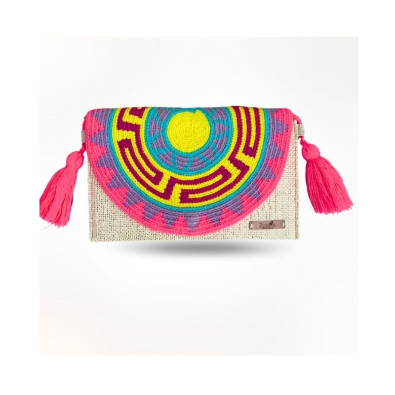 Clutch Bandolera Artesanal Boho Maya